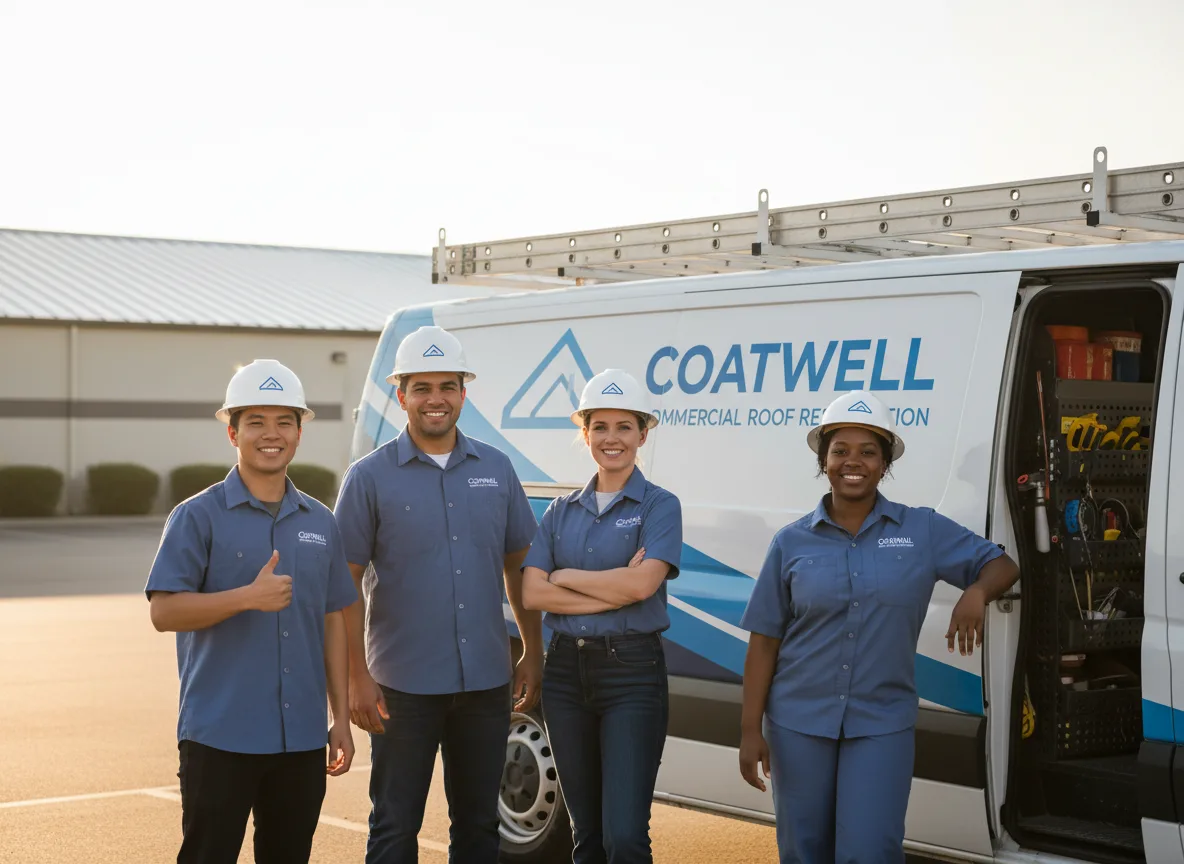 Commercial roof coating company in Sebastian, TX